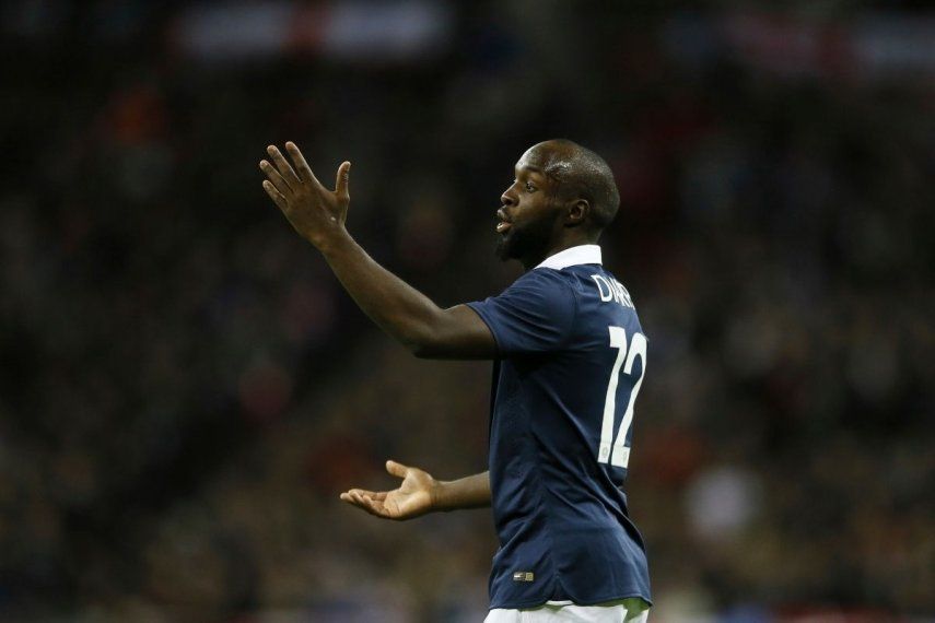 El volante francés Lassana Diarra durante el partido amistoso entre Inglaterra y Francia, el 17 de noviembre de 2015, en el estadio Wembley de Londres.&nbsp;