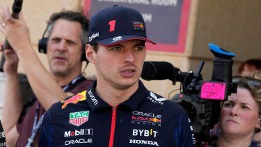 Max Verstappen de Red Bull previo a los entrenamientos de pretemporada en el circuito de Sakhir, Bahréin, el sábado 25 de febrero de 2023.&nbsp;