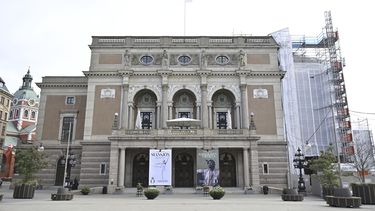 Una vista exterior de la Ópera Real de Estocolmo en Suecia, el 22 de abril de 2024.