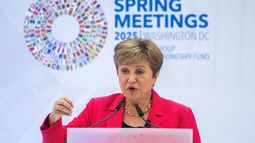 La presidenta del FMI, Kristalina Georgieva, anunció el reingreso de Venezuela al organismo este 17 de abril 2026. La presidenta del FMI, Kristalina Georgieva, anunció el reingreso de Venezuela al organismo este 17 de abril 2026.