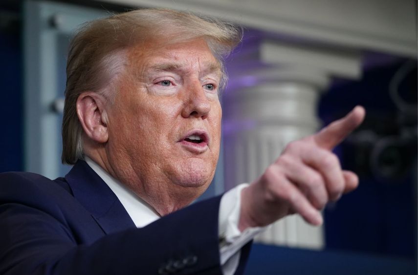 El presidente de Estados Unidos Donald Trump.