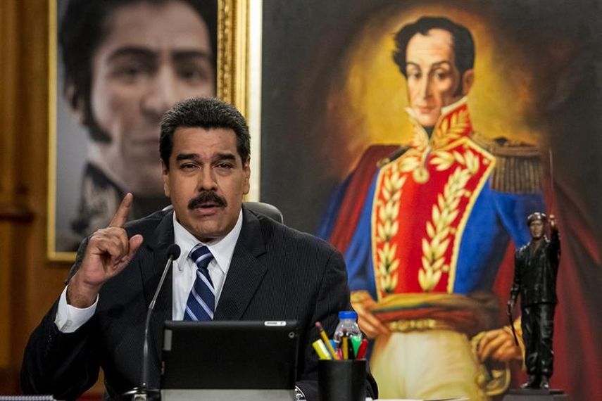 Nicolás Maduro, presidente de Venezuela. EFE 