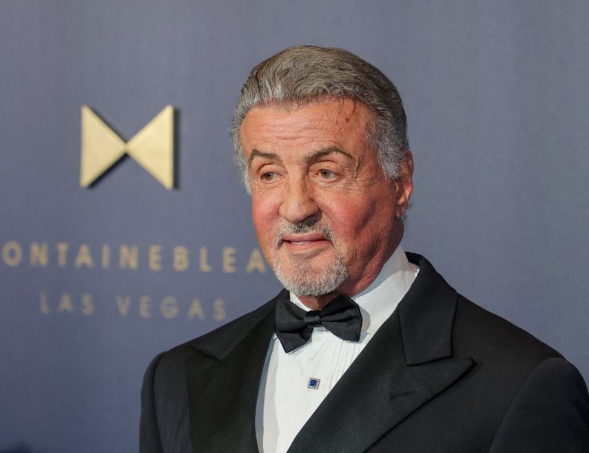 Sylvester Stallone asiste a la gran inauguración del Fontainebleau Las Vegas el 13 de diciembre de 2023 en Las Vegas, Nevada.