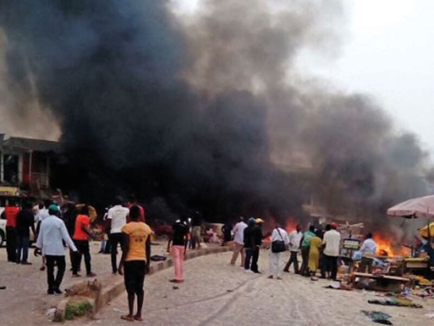 Una vista del momento del ataque que asesinó a 86 personas.&nbsp;