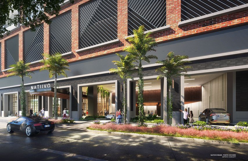 Proyección de la entrada al Natiivo Miami. Su construcción comenzará en febrero próximo.