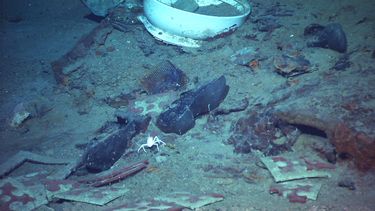 Foto tomada en el 2004 de reliquias del Titanic, barco que se hundió en el océano Atlántico en 1912.&nbsp;