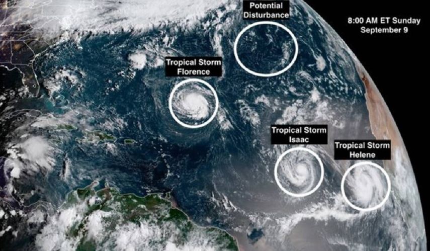 NOAA prevé en esta temporada cinco huracanes en la cuenca del Atlántico y solo uno de ellos de las categorías más destructivas.
