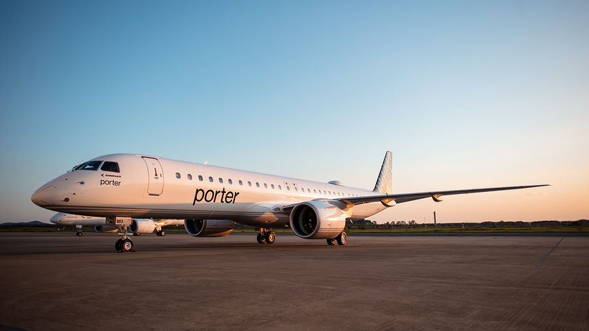 Porter Airlines, Embraer E195-E2.