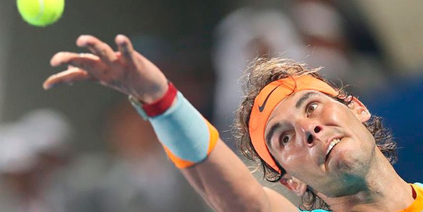  El español jugó dobles con Juan Mónaco en el torneo de Doha (EFE)