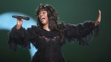 Donna Summer durante su presentación en el concierto del Premio Nobel de la Paz el 11 de diciembre de 2009, en Oslo, Noruega.&nbsp;