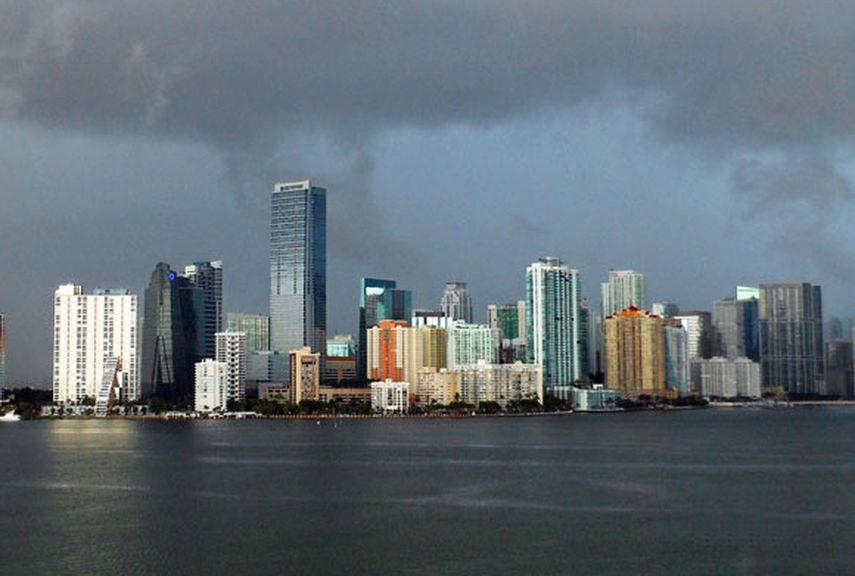 El centro de Miami podría recibir hasta una pulgada de lluvia. (ARCHIVO)