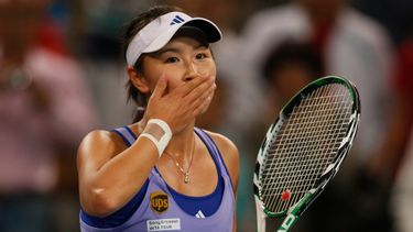 La tenista china Peng Shuai en un torneo en Beijing el 6 de octubre del 2009. La WTA abrió cartas en el asunto de su desaparición