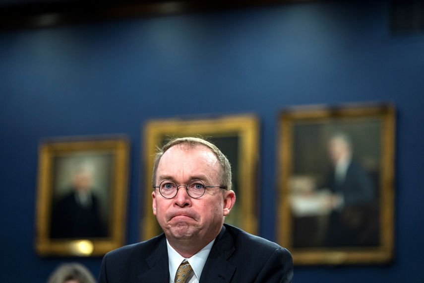 El director de la oficina de presupuesto de la Casa Blanca, Mick Mulvaney.